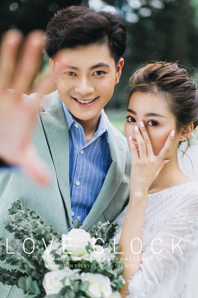 陈先生&刘小姐夫妇小清新唯美森系婚纱照        深圳婚纱摄影玛莎莉莉出品