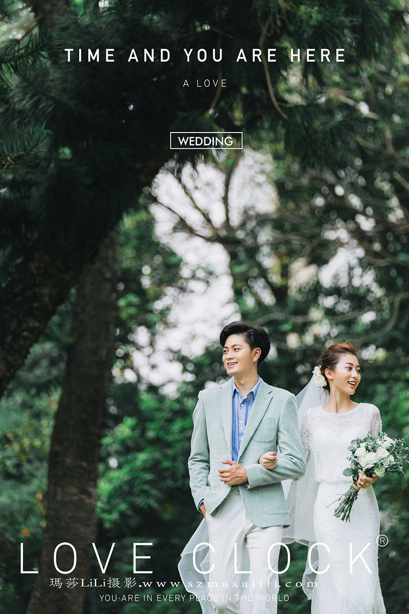 陈先生&刘小姐夫妇小清新唯美森系婚纱照        深圳婚纱摄影玛莎莉莉出品