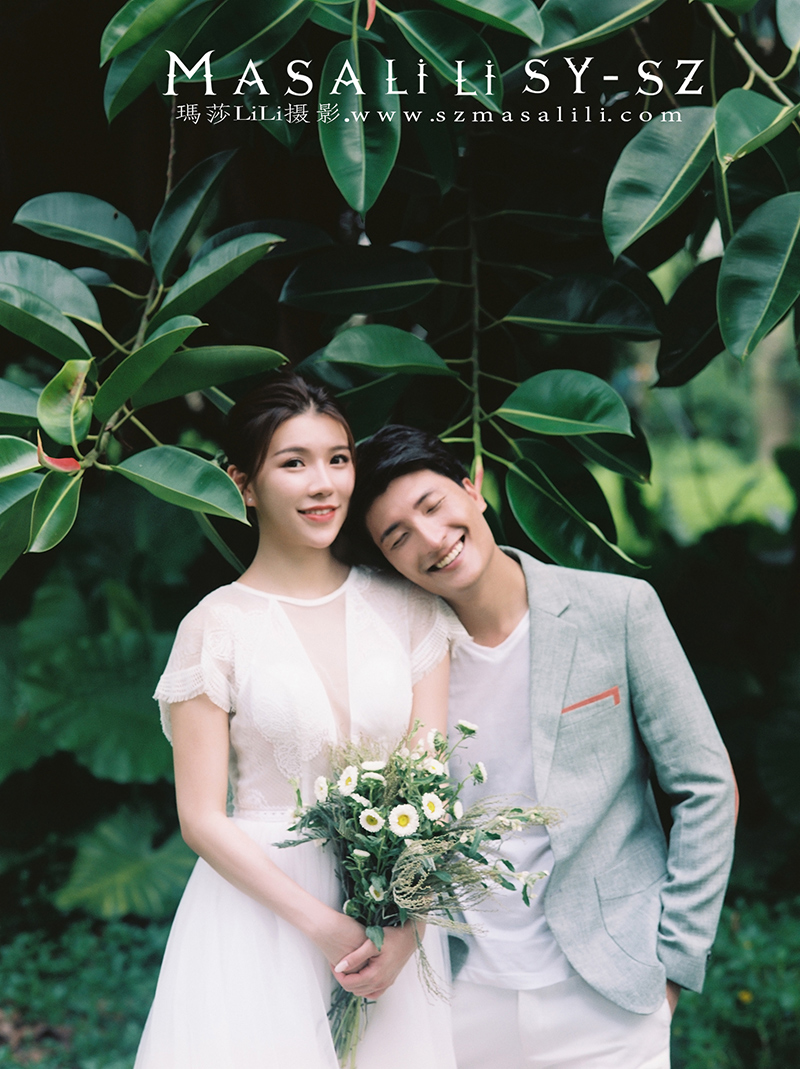 唯美森系／东湖公园婚纱照                      