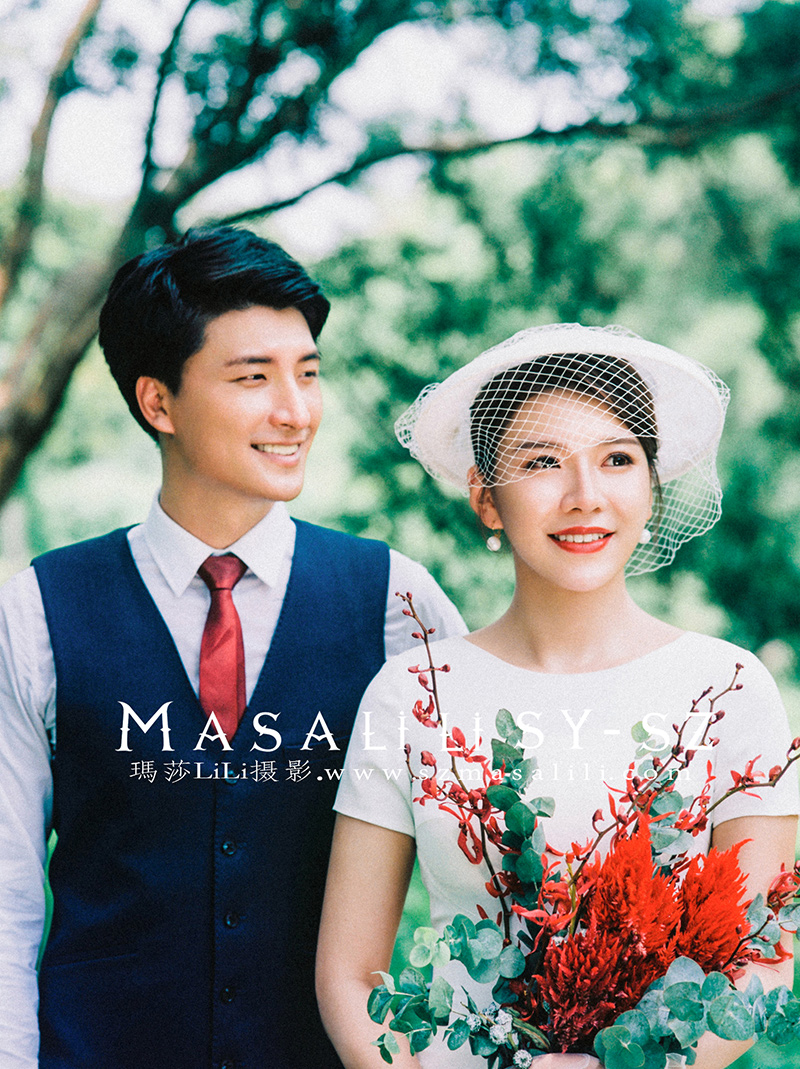 唯美森系／东湖公园婚纱照                      