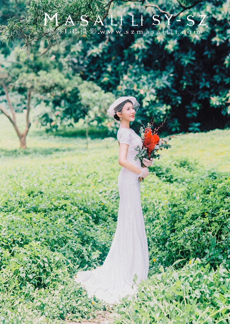 唯美森系／东湖公园婚纱照                      
