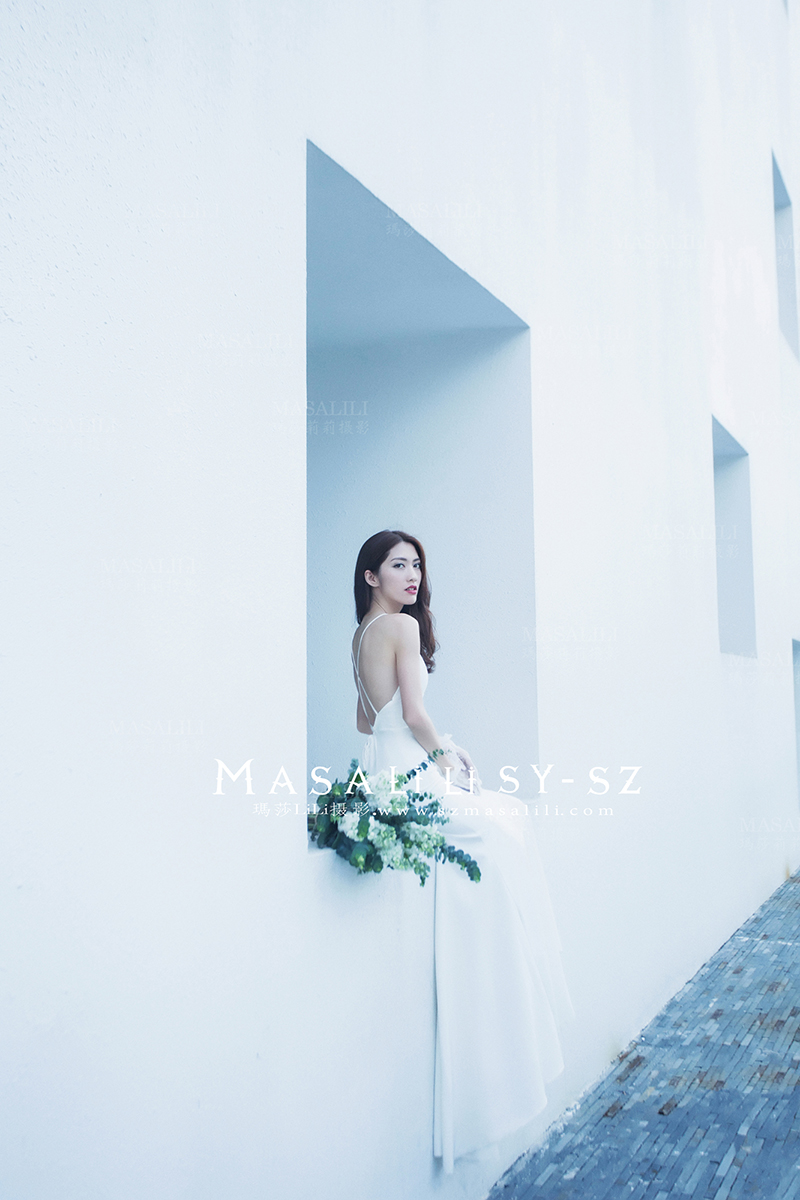 清新校园风／深圳大校园理工楼婚纱照