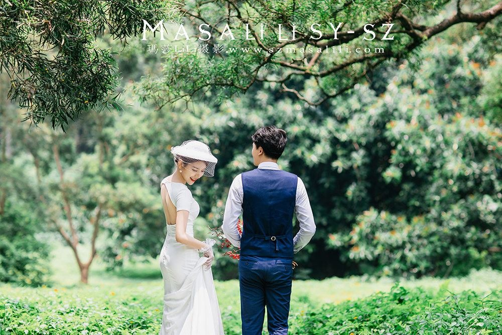 唯美森系／东湖公园婚纱照                      