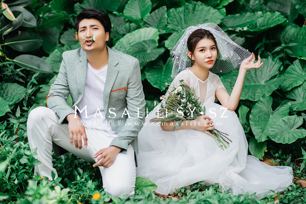 唯美森系／东湖公园婚纱照                      