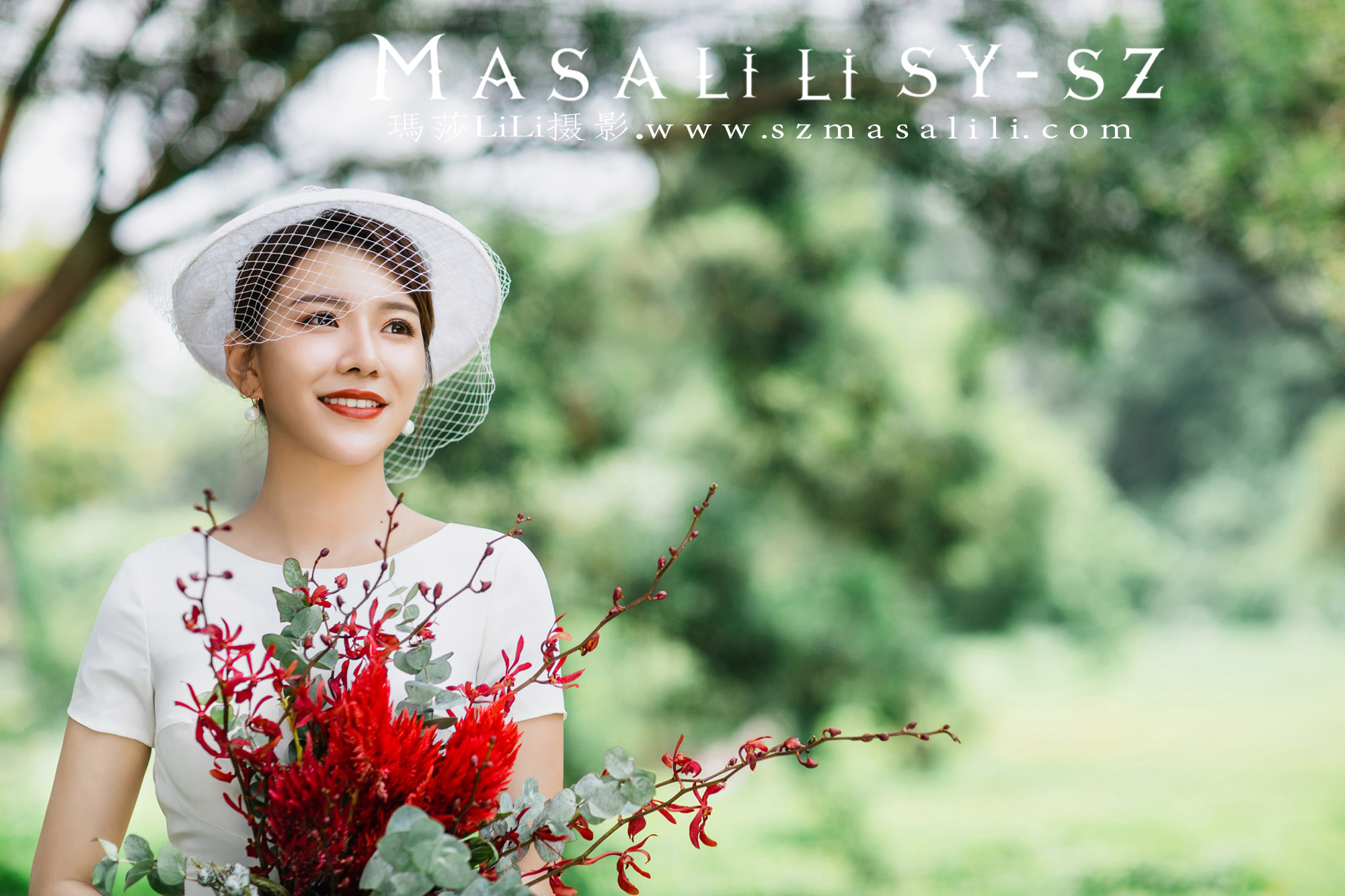 唯美森系／东湖公园婚纱照                      