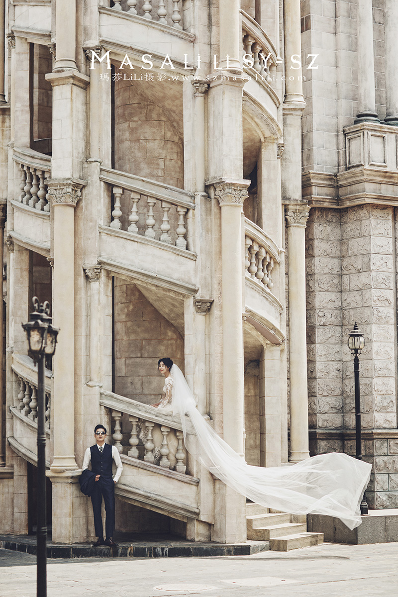 托斯卡纳欧式城堡婚纱照             ／           深圳婚纱摄影工作室瑪莎莉莉出品