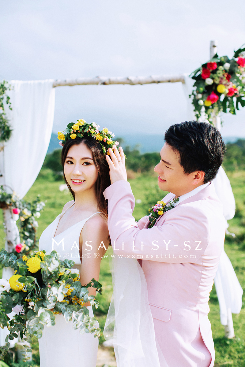 曾先生&郑小姐夫妇青青牧场旅拍婚纱照                        深圳婚纱摄影摄影工作室玛莎莉莉摄影出品