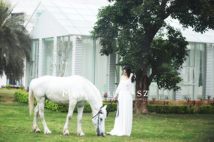 黄小姐牧马庄园写真外景七彩花田唯美森系个人写真照深圳摄影瑪莎莉莉出品