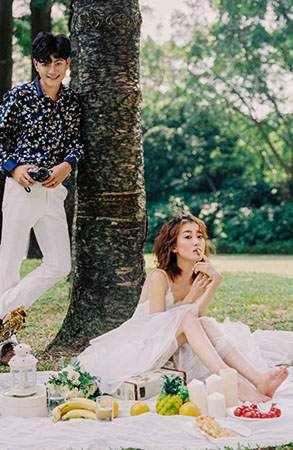 陈先生&刘小姐夫妇小清新森系婚纱照        深圳婚纱摄影工作室玛莎莉莉出品