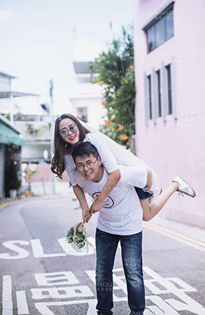 葛小姐&耿先生文艺旅拍香港婚纱照                               旅游婚纱摄影瑪莎LiLi出品