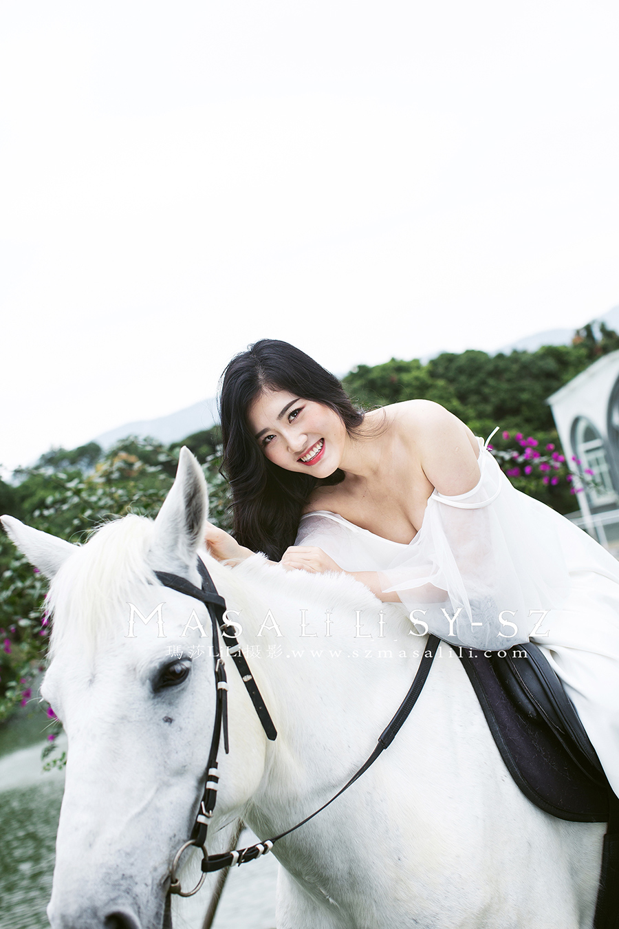 黄小姐牧马庄园写真外景七彩花田唯美森系个人写真照深圳摄影瑪莎莉莉出品