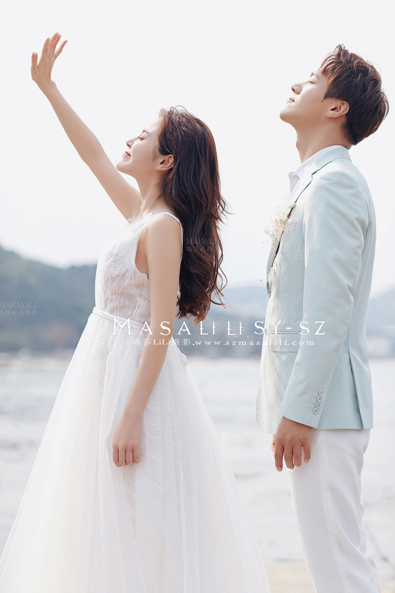 唐先生&江小姐夫妇深圳最美海岸线青青牧场旅拍婚纱照                           瑪莎LiLi出品