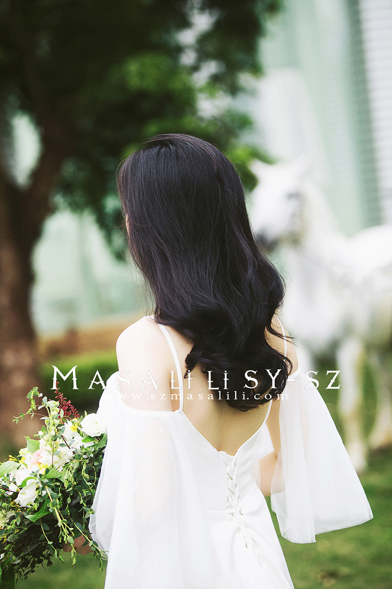 黄小姐牧马庄园写真外景七彩花田唯美森系个人写真照深圳摄影瑪莎莉莉出品