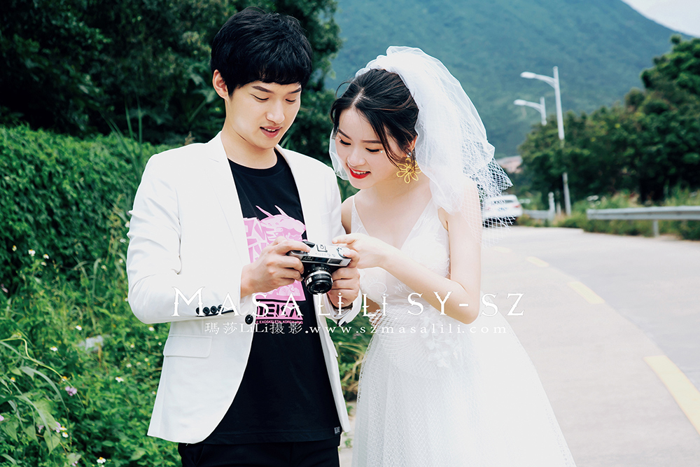 谢先生&肖小姐夫妇旅拍小清新婚纱照                      深圳婚纱摄影玛莎莉莉出品 