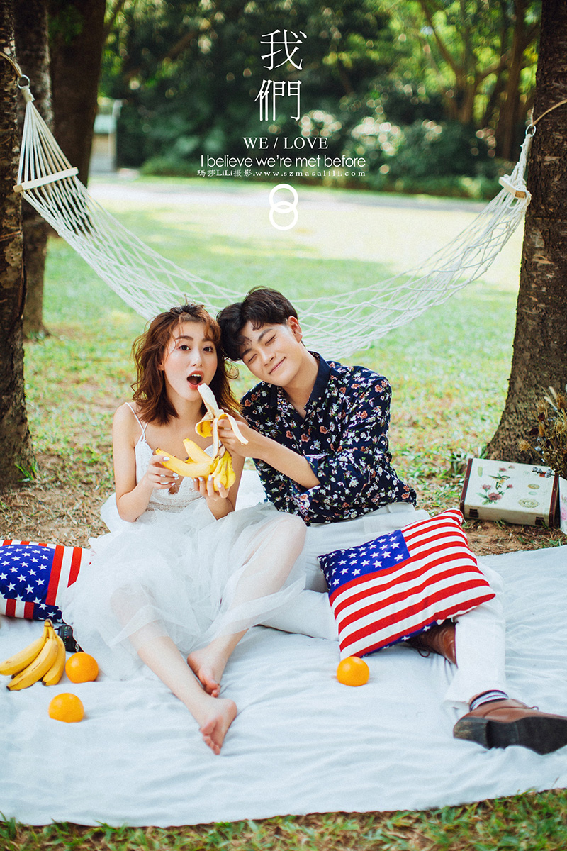 陈先生&刘小姐夫妇小清新森系婚纱照        深圳婚纱摄影工作室玛莎莉莉出品
