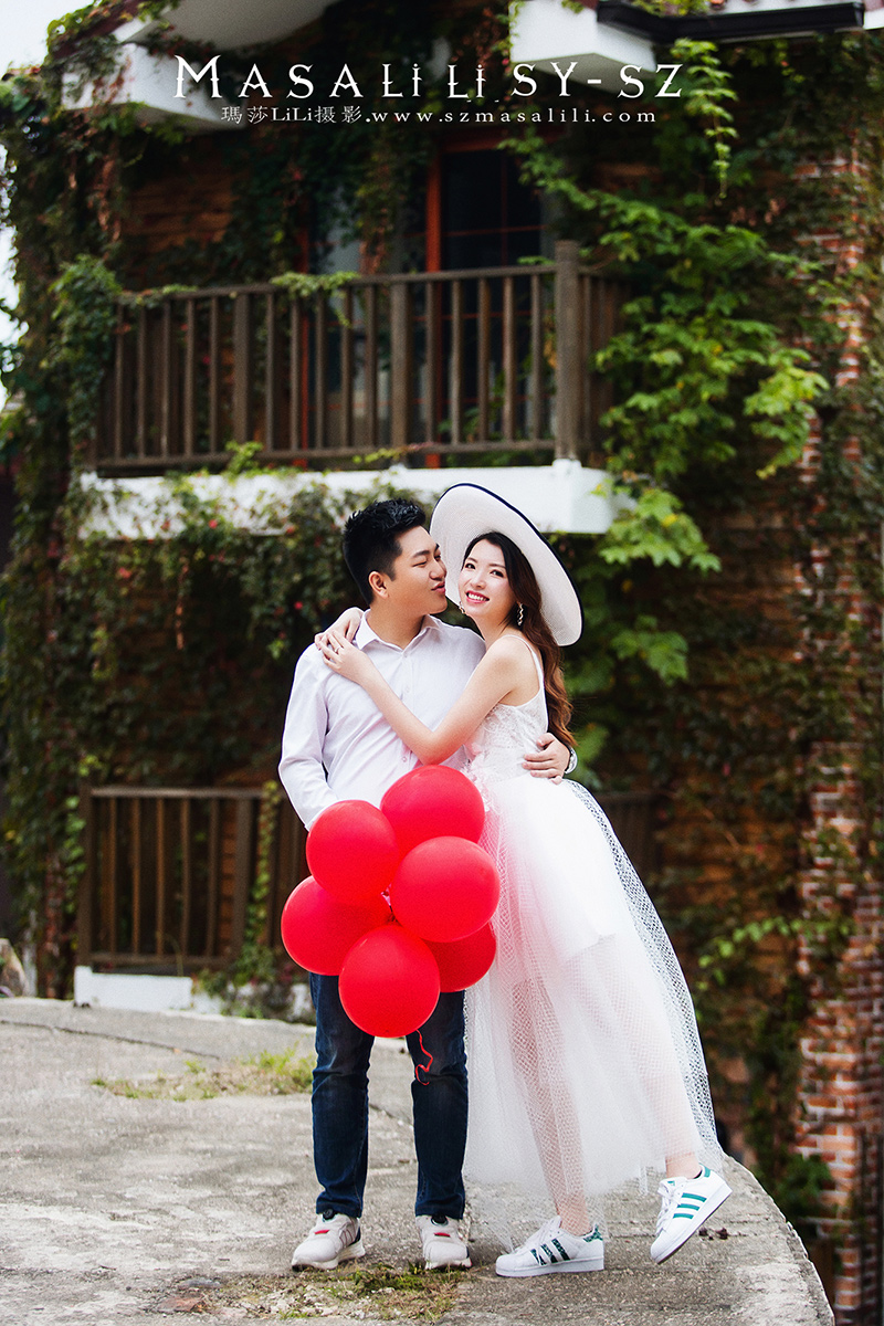 张先生&刘小姐夫妇浪漫婚纱照清新旅拍风婚纱照深圳婚纱摄影玛莎莉莉出品
