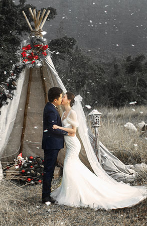 张先生&刘小姐夫妇浪漫婚纱照旅拍青青牧场婚纱照深圳婚纱摄影工作室瑪莎lili出品