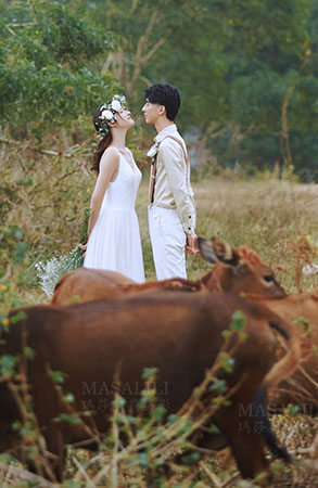 蔡先生夫妇幸福浪漫婚纱照