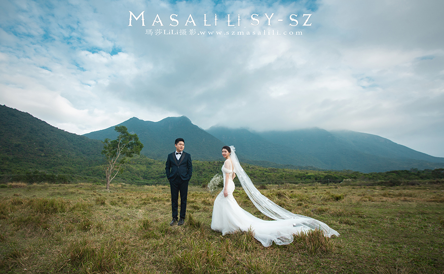 张先生&刘小姐夫妇浪漫婚纱照旅拍青青牧场婚纱照深圳婚纱摄影工作室瑪莎lili出品