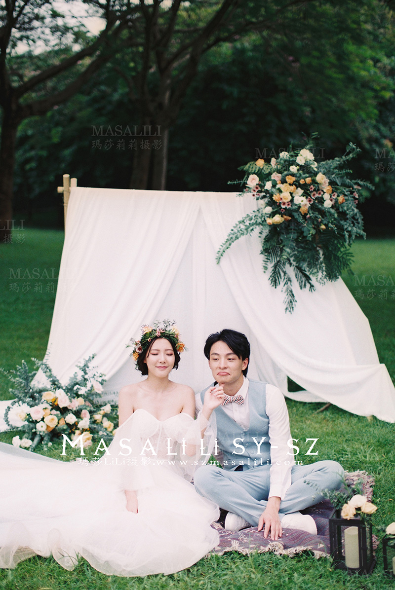 陈先生&刘小姐夫妇电影胶片婚纱照                               菲林婚纱摄影创意婚纱照
