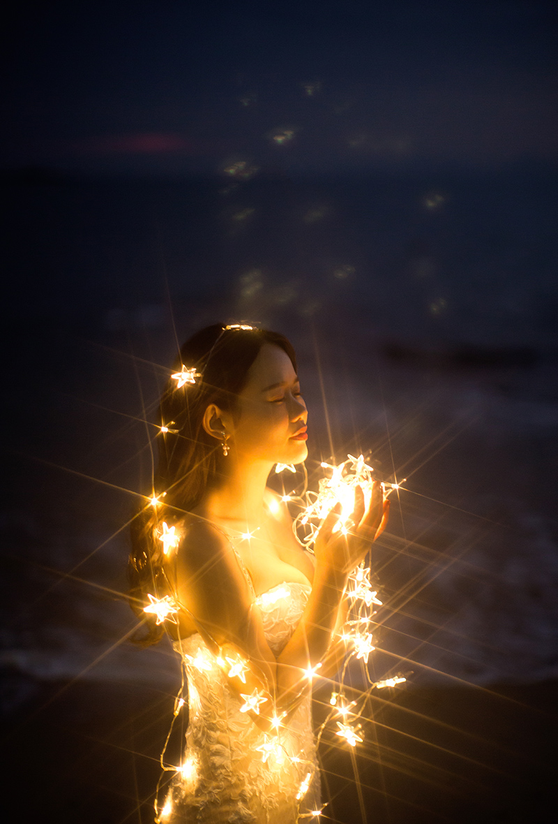 刘先生&刘小姐幸福浪漫海景婚纱照深圳最美夕阳婚纱照拍摄地玛莎莉莉出品客照分享
