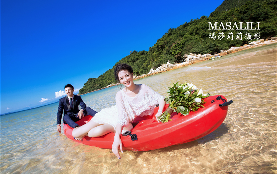 浪漫小舟／深圳婚纱摄影