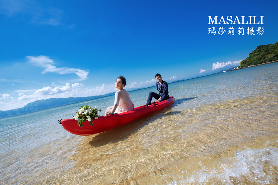 浪漫小舟／深圳婚纱摄影