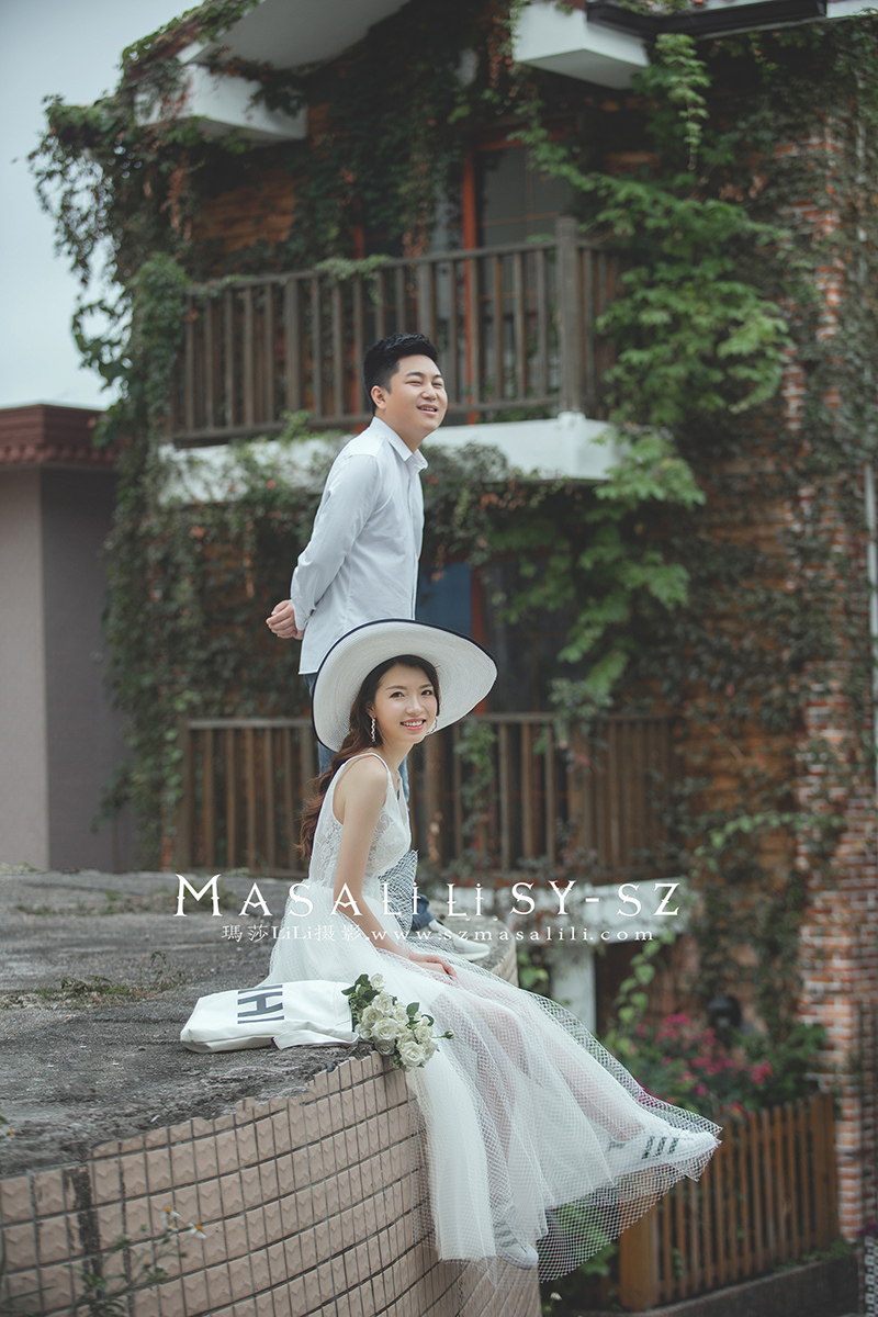 张先生&刘小姐夫妇浪漫婚纱照清新旅拍风婚纱照深圳婚纱摄影玛莎莉莉出品