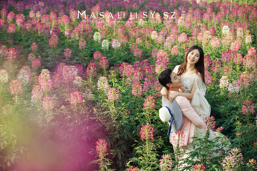 托斯卡纳七彩花田                ／唯美小清新婚纱照深圳婚纱摄影工作室瑪莎LiLi出品