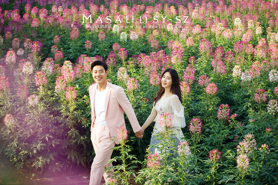 托斯卡纳七彩花田                ／唯美小清新婚纱照深圳婚纱摄影工作室瑪莎LiLi出品