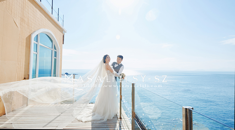 杨先生&吴小姐夫妇幸福浪漫欧式城堡旅拍婚纱照 深圳婚纱摄影瑪莎莉莉出品