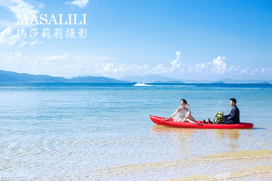 浪漫小舟／深圳婚纱摄影