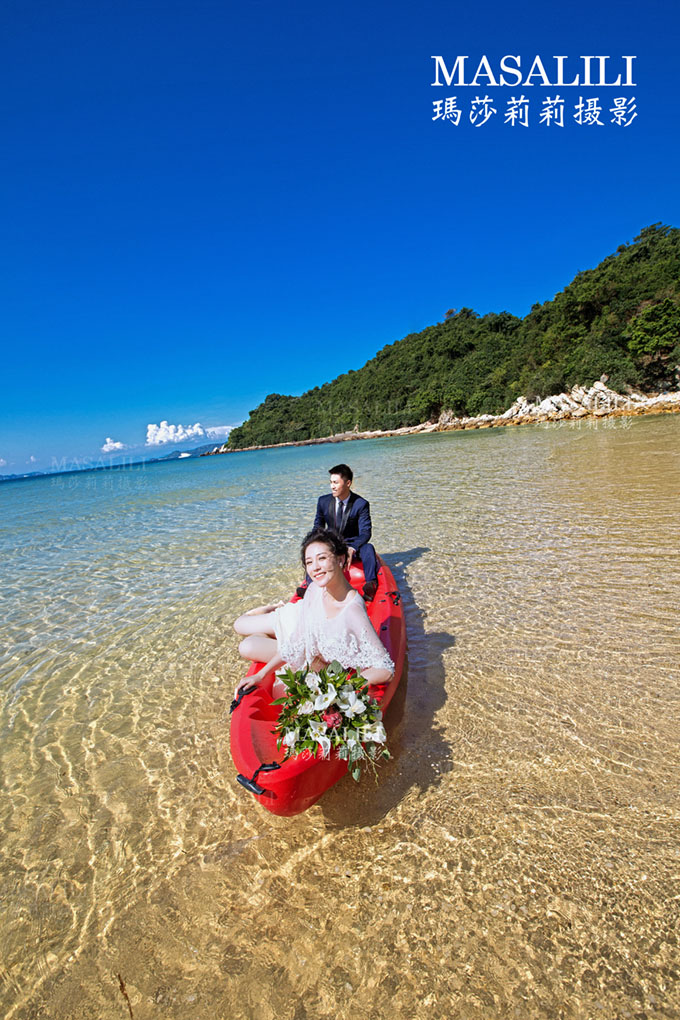 浪漫小舟／深圳婚纱摄影