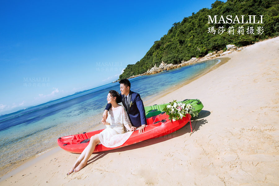 浪漫小舟／深圳婚纱摄影