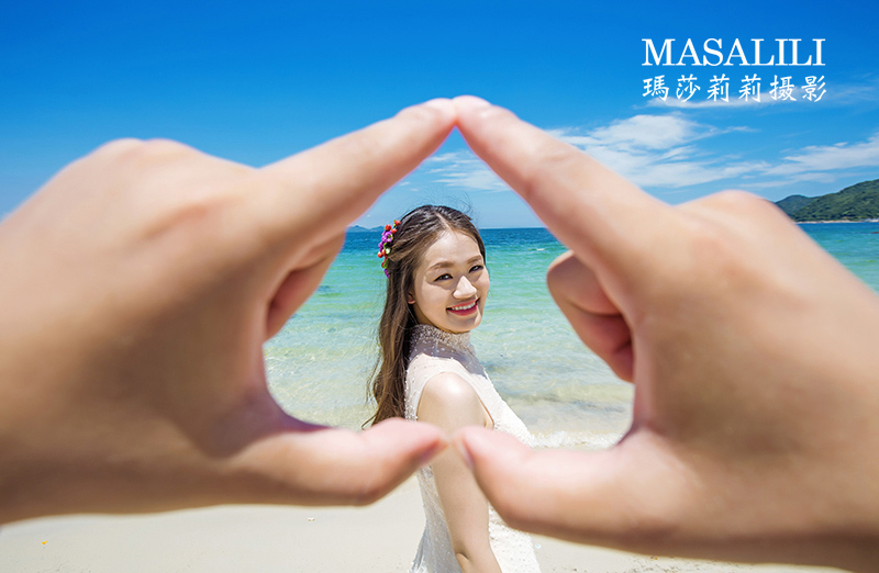 侯先生&董小姐海角七号线路                                                                                                                                                                                               鱼美人海滩夕阳婚纱照