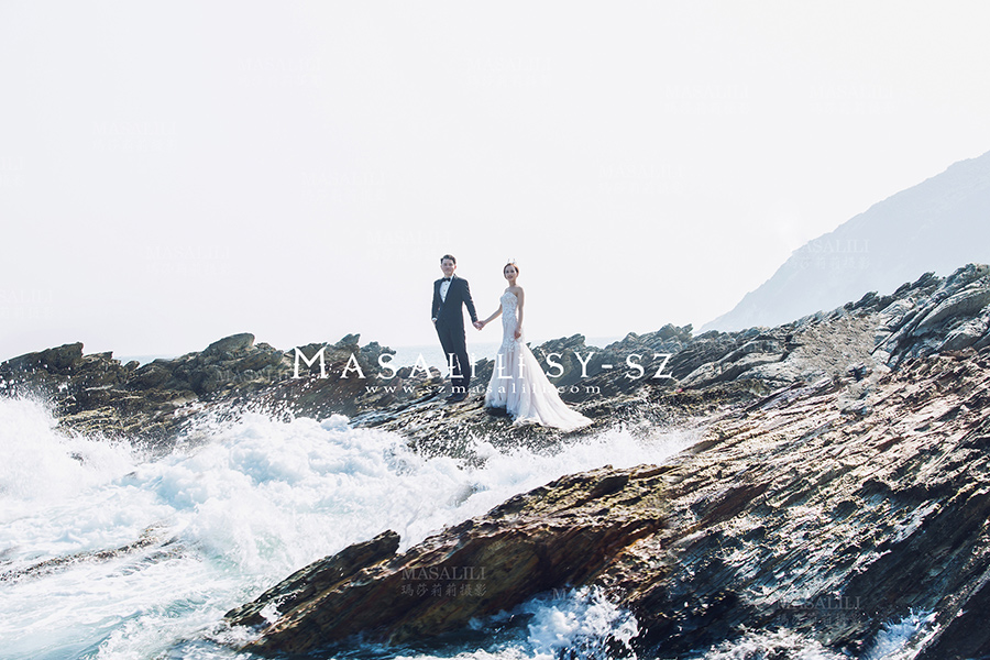 王先生&陆小姐夫妇幸福浪漫婚纱照                      旅拍海景婚纱照深圳最美海岛婚纱照旅游婚纱摄影瑪莎莉莉出品