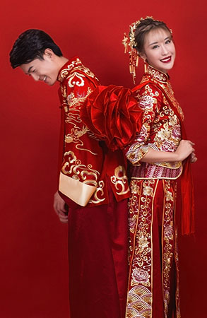 江小姐&李先生夫妇                                       内景婚纱照