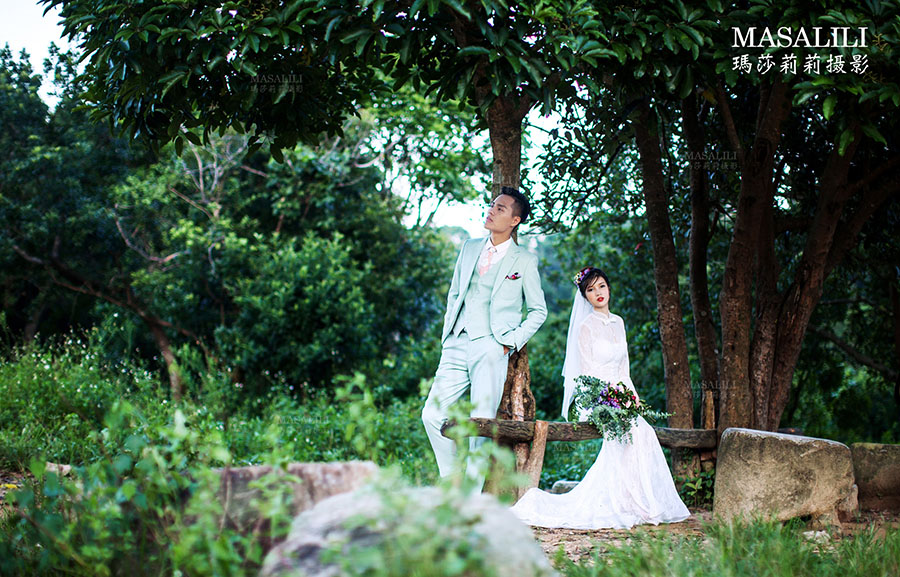 钟先生夫妇小清新旅拍风婚纱照 深圳婚纱摄影瑪莎LILi出品