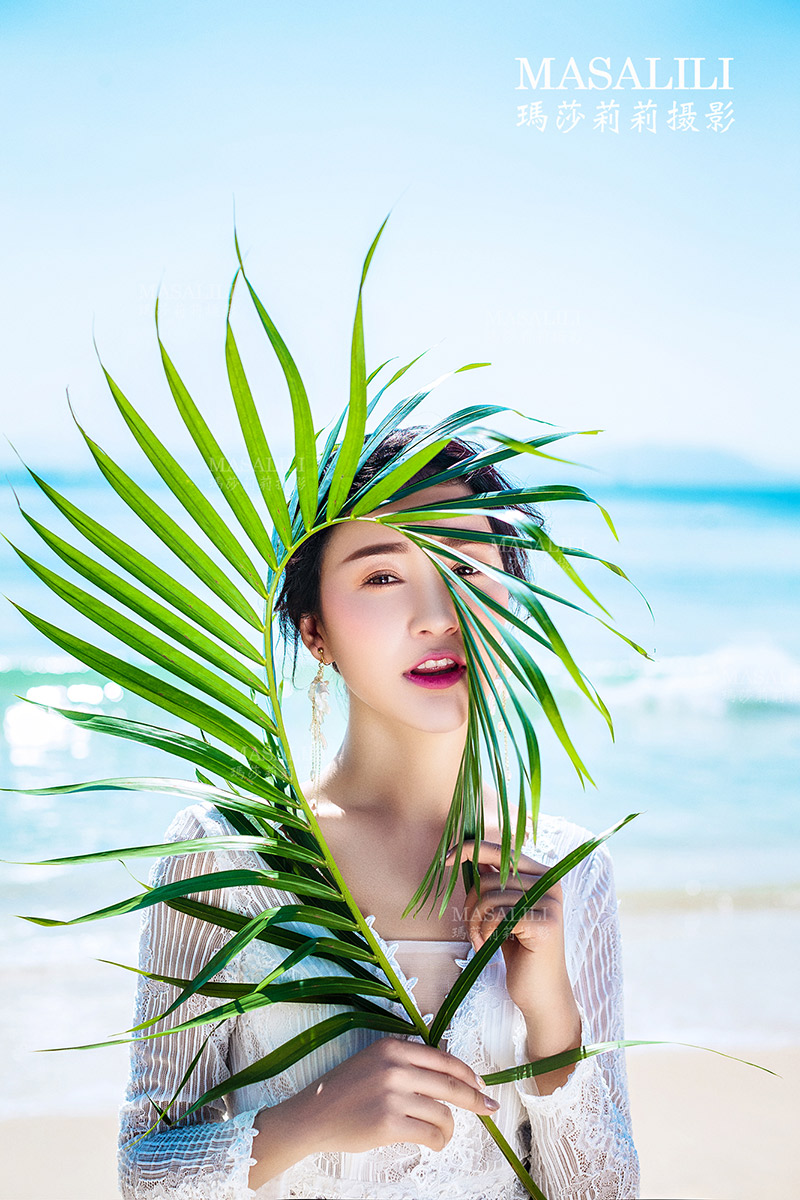 蔚蓝海岸私家海滩 ／深圳海景婚纱照瑪莎LiLi出品