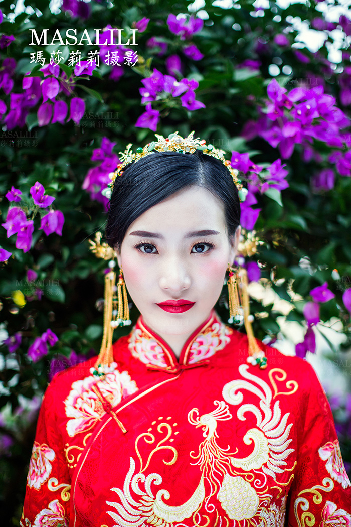 徐刚&王芳幸福婚纱照/海角七号线路夕阳婚纱照