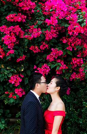 罗先生&李小姐夫妇幸福浪漫婚纱照深圳最美芦苇婚纱照