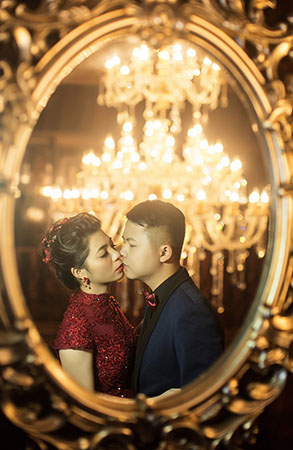 萧小姐&黎先生夫妇                                                                                                    深圳玫瑰小镇婚纱照