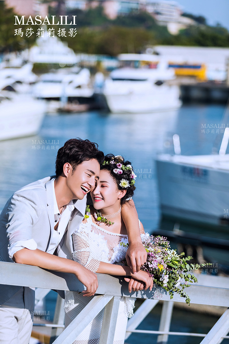 浪漫情人港／深圳游艇婚纱照摄影基地瑪莎LiLi出品