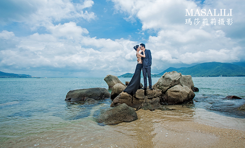 牛先生&王小姐出海游艇婚纱照                                                                                                                                               深圳婚纱摄影纱照