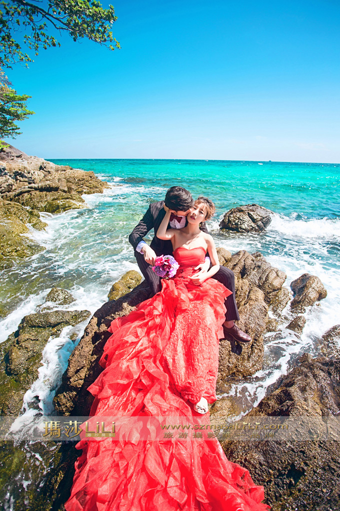 海角七号之鱼美人海滩 ／                                                                                                                                      婚纱照 深圳婚纱摄影