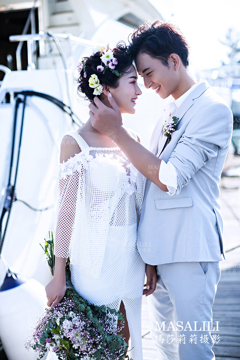 浪漫情人港／深圳游艇婚纱照摄影基地瑪莎LiLi出品