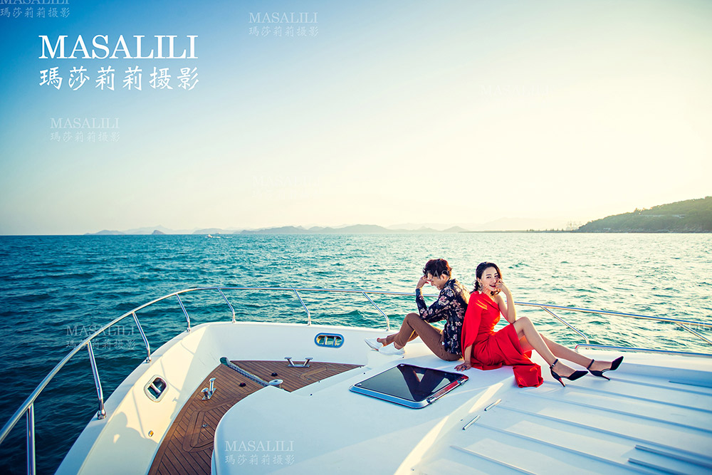 豪华游艇航拍深圳婚纱摄影工作室瑪莎LiLi出品深圳豪华游艇聚乐部