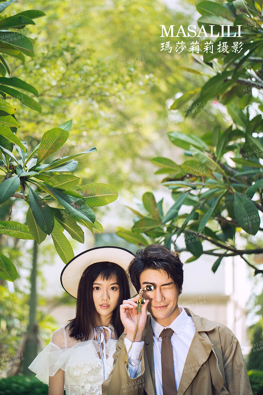 小清新文艺范深圳婚纱照瑪莎LiLi出品