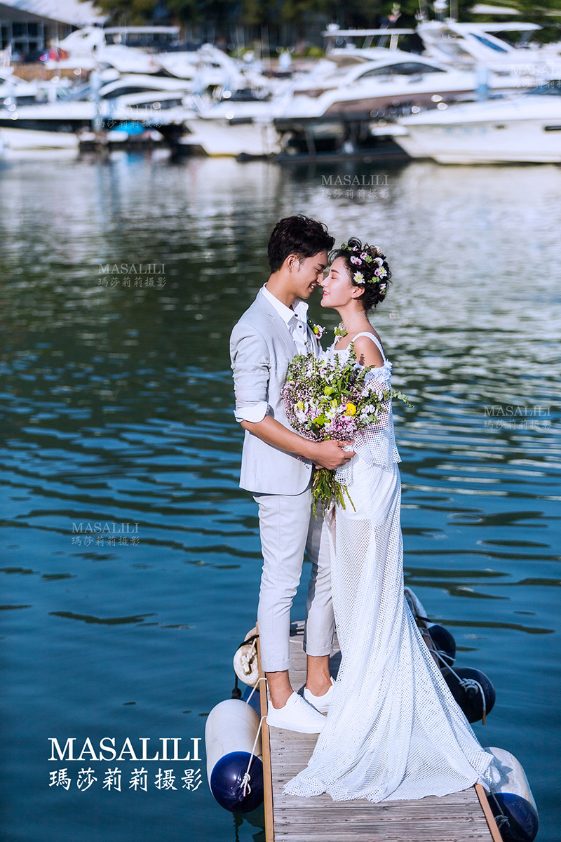 浪漫情人港／深圳游艇婚纱照摄影基地瑪莎LiLi出品