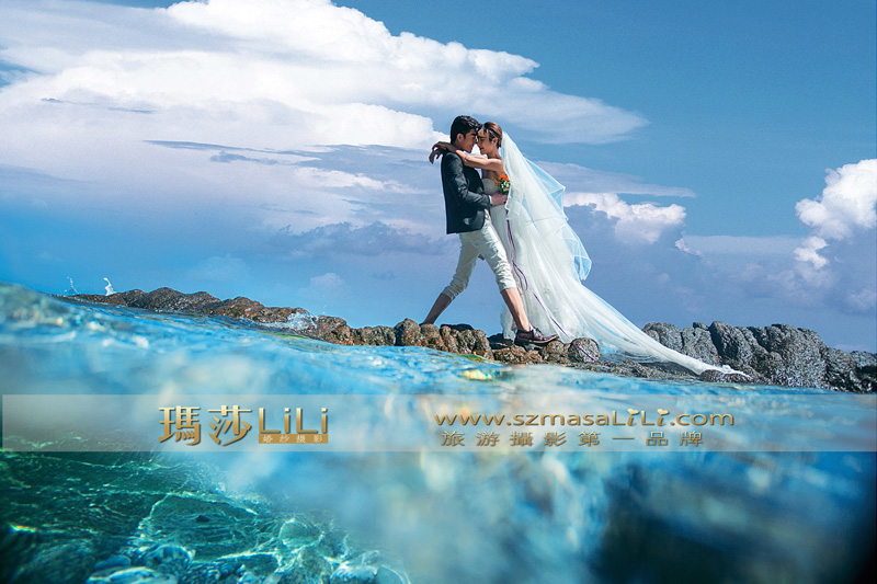 海角七号之鱼美人海滩 ／                                                                                                                                      婚纱照 深圳婚纱摄影